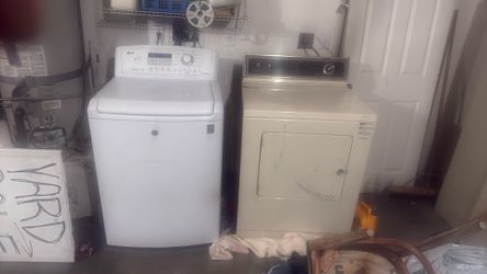Washer and electric dryer