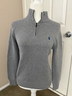 Polo Ralph Lauren Women's 1/3 zip, mock neck