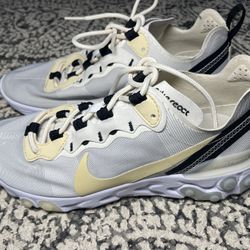 Nike React Element 55 Yellow Swoosh