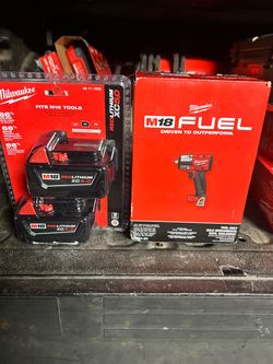Milwaukee 1/2 impact baterías precio firme
