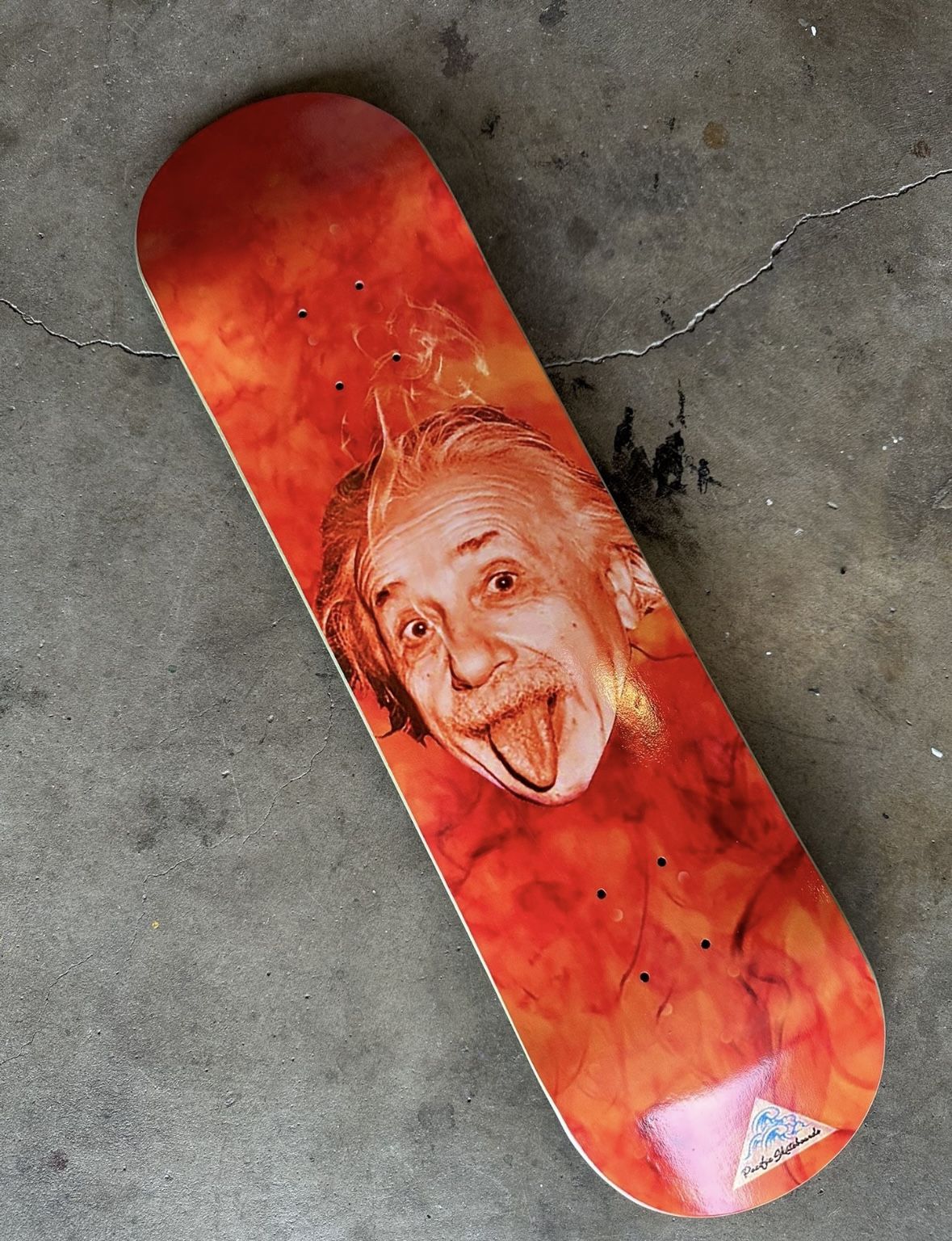 Einstein Skate Deck