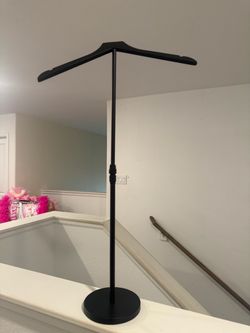 Black Freestanding Clothing Display Rack