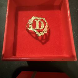 Gold D Ring
