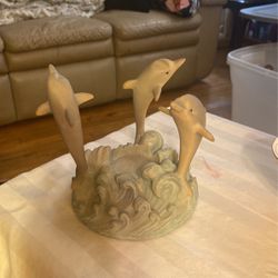 Candle Holder (Dolphins)