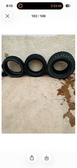 3 Used Tires Bundle – 19-Inch & 17-Inch – Mixed Sizes