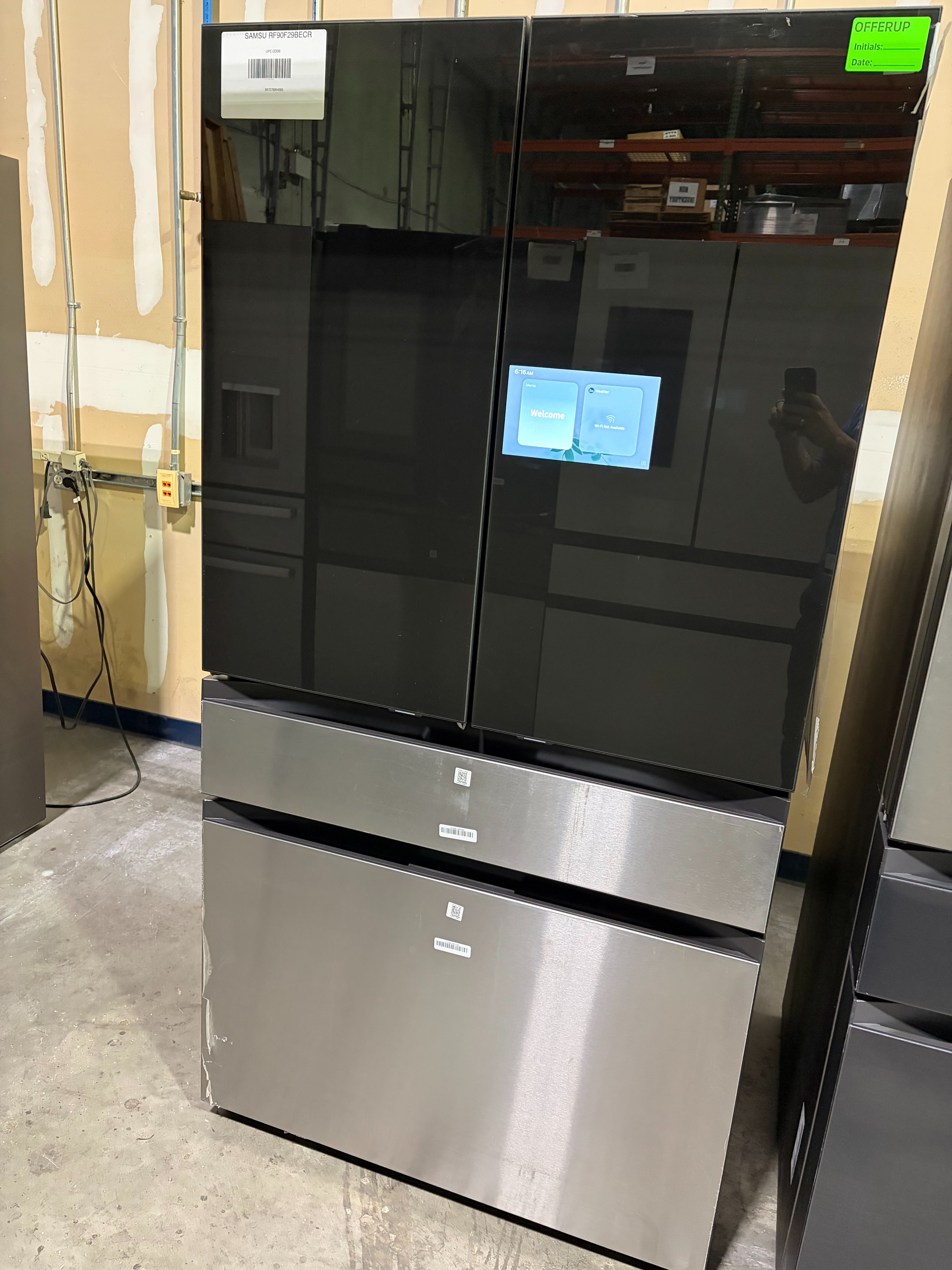 SAMSUNG RF90F29BECR Bespoke AI 4-Door French Door MSRP $3,999