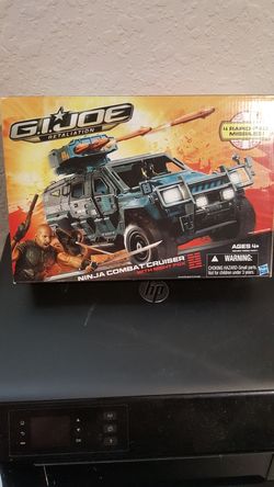 GI Joe Ninja Combat Cruiser with Night Fox