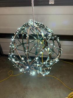 Hand made DIY LED Lights Christmas Ball
