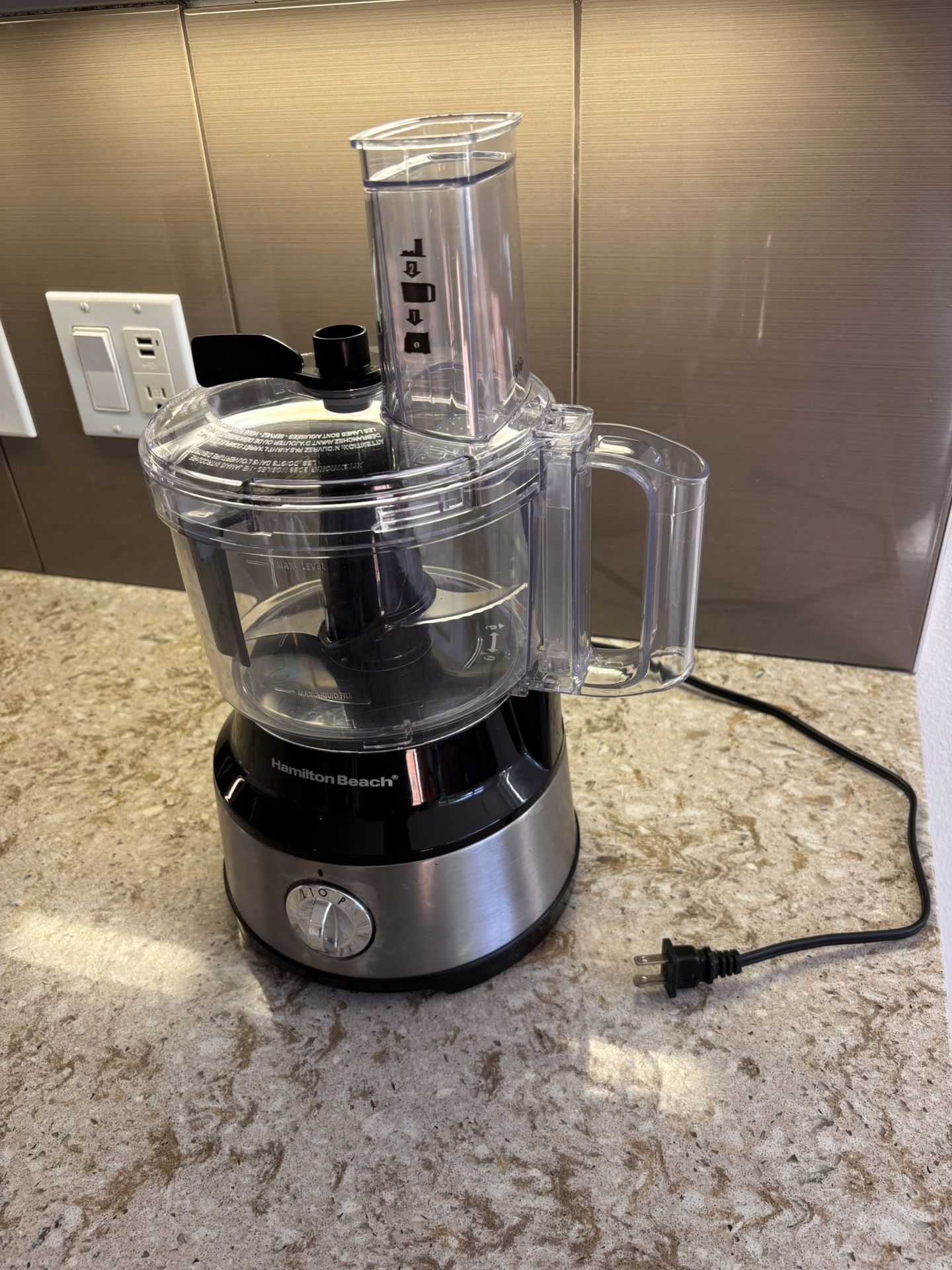 Hamilton Beach Food Processor – Stainless Steel Base – 2-Speed + Pulse