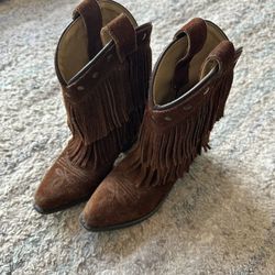 Shyanne - Girls Fringe Cowboy Cowgirl Boots