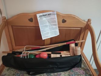 Croquet set