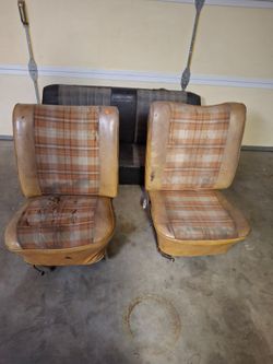Vw Bug Lowback Seats Set Use As Is Firm