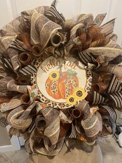 Hello Fall Wreath Large