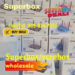 Smart TV box  Superbox S6 Max   S6 Android 12   wholesale reseller  Super box