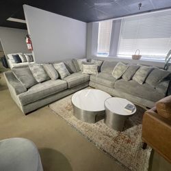 Bayless Smoke 3pc Symmetrical Sectional