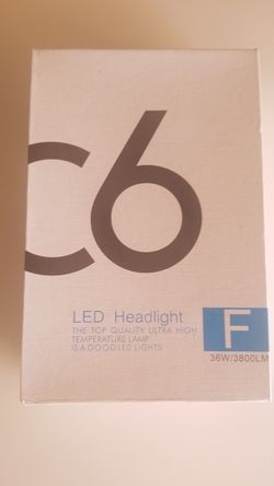 H1 Led headlights c6