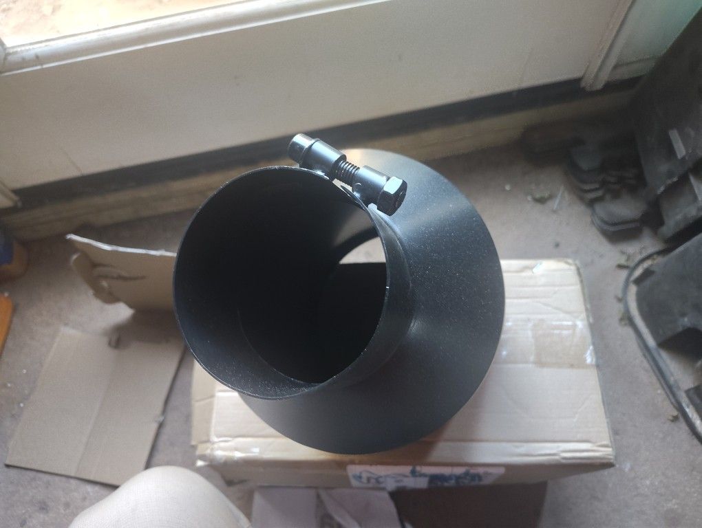 4 to 8 inch Exhaust Tip, MONOKING Diesel Exhaust Tip 4 Inlet Stainless Steel Bolt