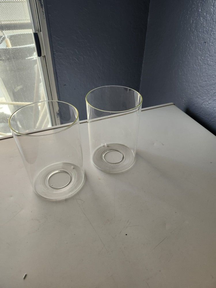 Clear Glass Shade Clear Cylinder Glass Lamp