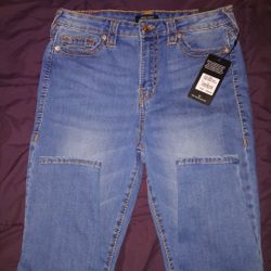 Women's True Religion  High Rise Super Skinny Jeans 