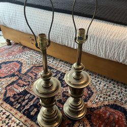 Matching Brass Lamps
