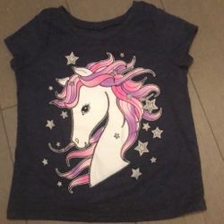 Girl's Unicorn Tee Size 3T
