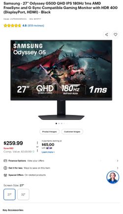 Samsung odyssey G5 27inch