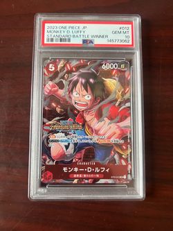 One Piece Monkey D. Luffy PSA 10 Gem Mint Card Pokemon cards