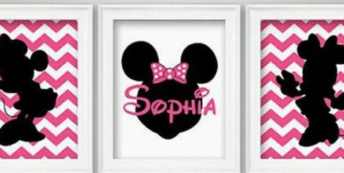 Customizable minnie canvas