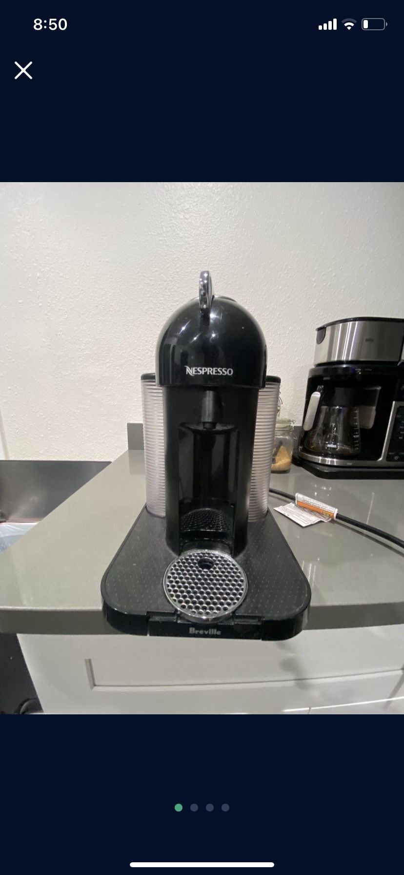 Nespresso Coffee And Espresso Machine