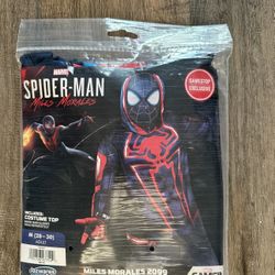 Comic Con 2025 Adult Spider-Man Miles Morales Black Costume Hoodie Medium badge