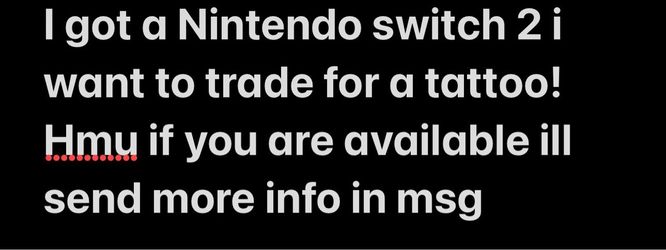 Switch 2 trade