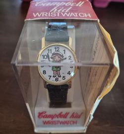 Vintage 1982 Campbell Kid Criterion Swiss Made Mechanical Wristwatch w/ Original Box & Papers