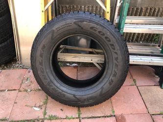 Two Goodyear wrangler tires