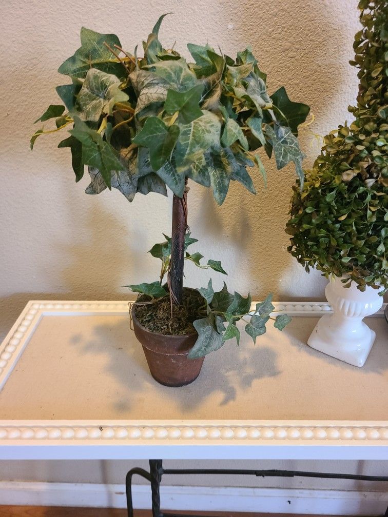 Smaller Size Topiary Plant. Faux Plant