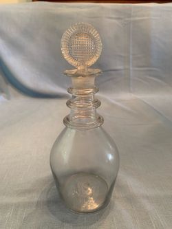 Glass stopper bottle