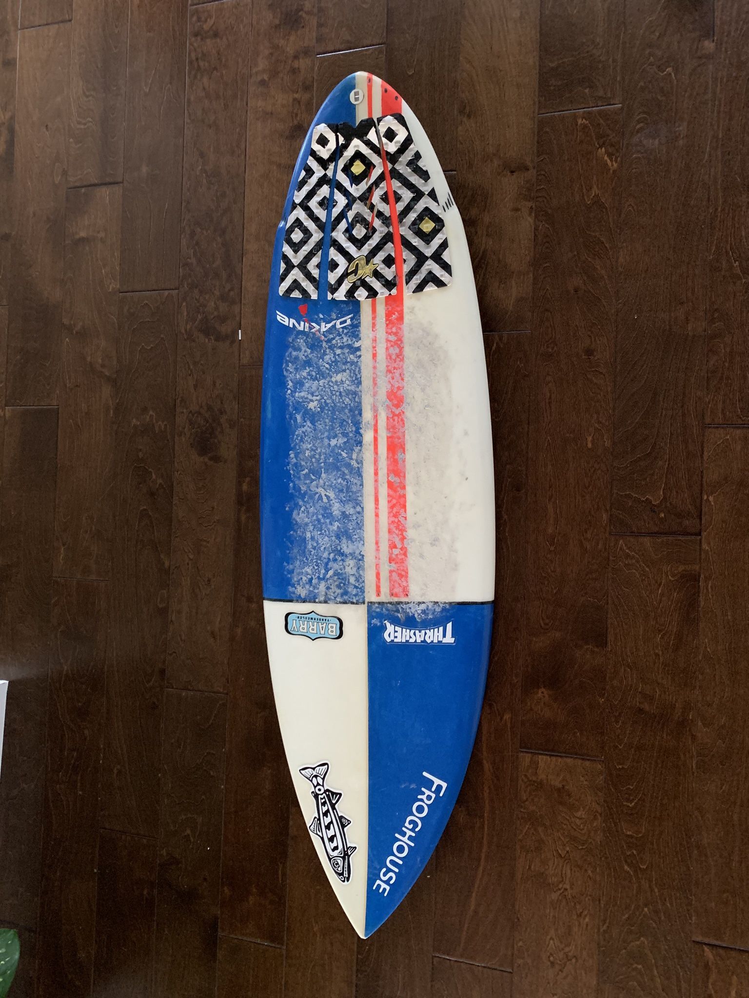 5’4” Barry Vandemueler Short Board Surfboard