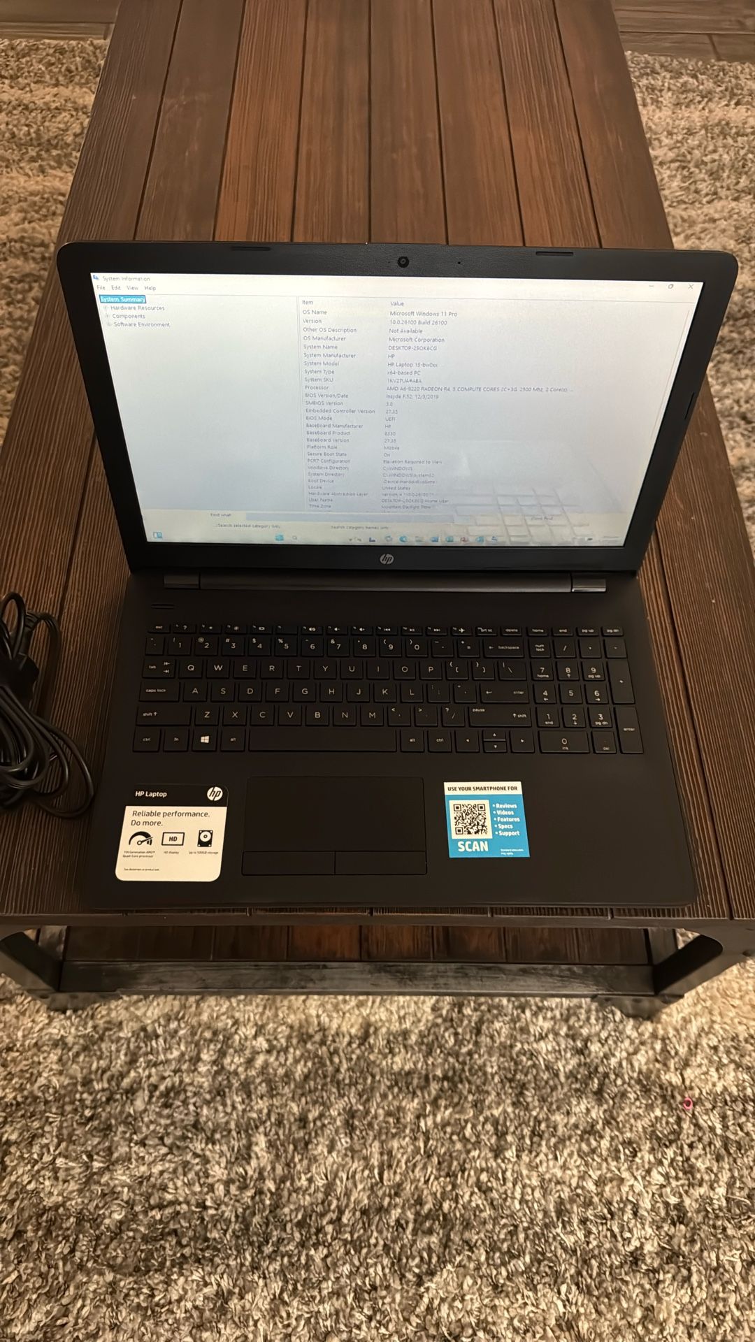 HP Laptop 15-bw0xx