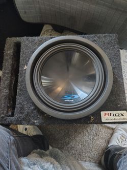 Alpine S Series 10 in a custom box.