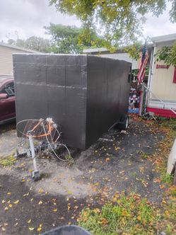 Fishing trailer or shed