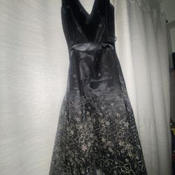 Black Gold Dress