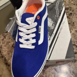 Kyle Walker Orange And Blue Vans Man Size 9 Brand New In The Box.