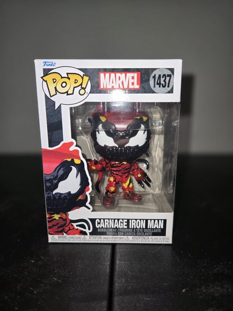 Funko Pop! #1437 Carnage Iron Man – Marvel Bobblehead