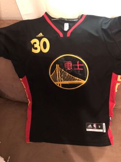 Black Chinese New Year Steph Curry Jersey