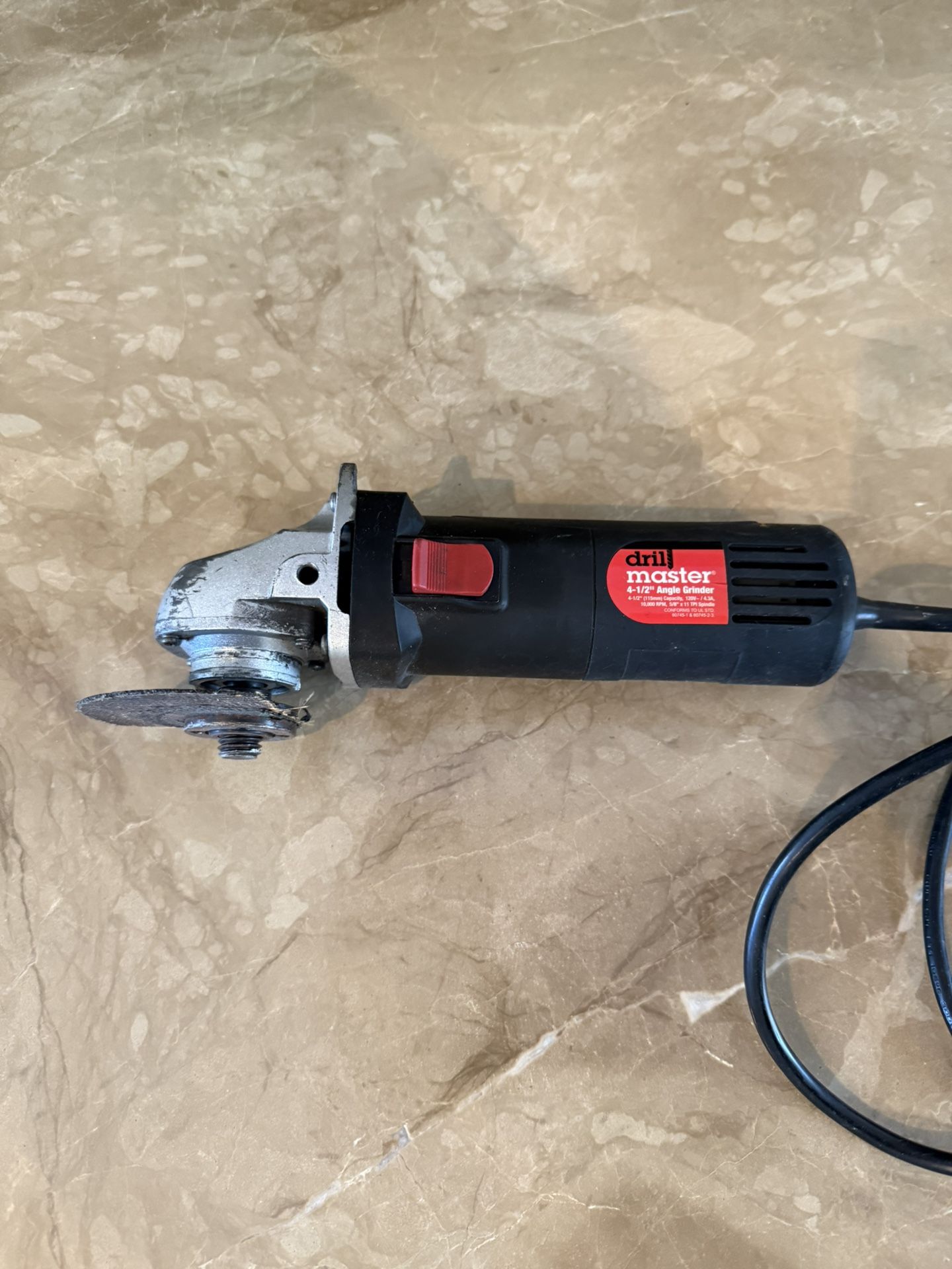 Drill Master 4 1/2 inch Angle Grinder