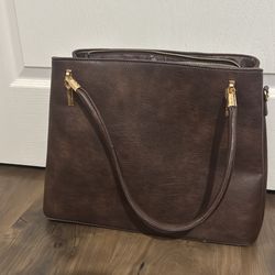 Brown handbag