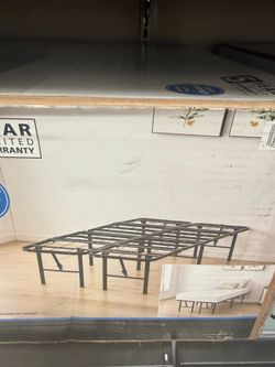 Two metal frames for mattresses