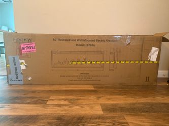 Legend Flame 60” wall electric fireplace $450 obo