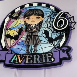 Wednesday addams caketopper