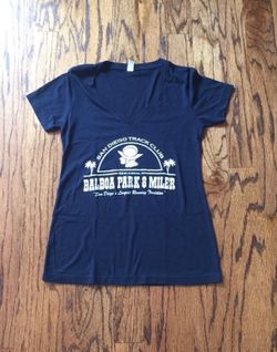 San Diego Track Club Balboa Park 8 Miler shirt, size small