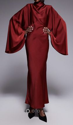 Red Satin Dress